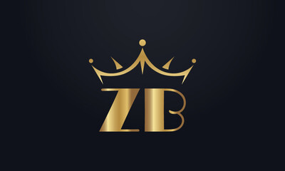 King crown logo design vector and extra bold queen symbol