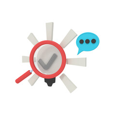 Obraz premium 3d illustration of searching idea success on light bulb