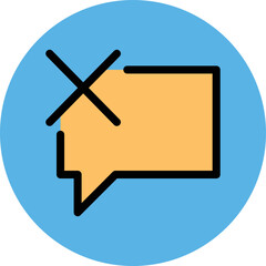 Remove Message Vector Icon