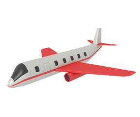 Fototapeta premium 3d illustration of airplane transportation