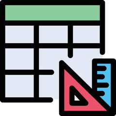 Data Measurements Vector Icon
