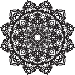 Mandala design for pattern and book