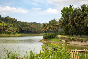 A scenic view of calm creek