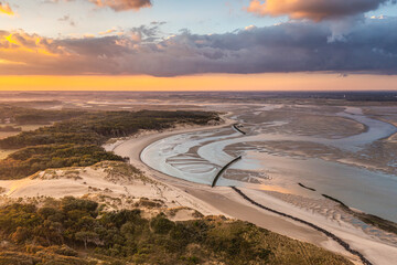Aube sur la baie d'Authie