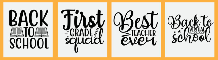 Back to school svg design