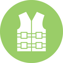 Life Vest Icon Style