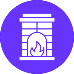 Fireplace Icon Style