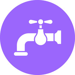 Water Tap Icon Style