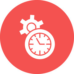 Time Management Icon Style