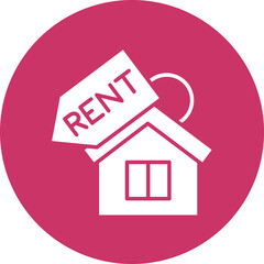 House Rent Icon Style