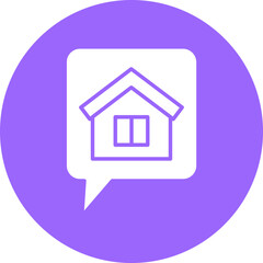 House Chat Icon Style