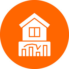 House Stats Icon Style