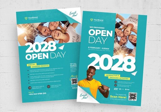 College Open Days Flyer Template