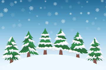 Christmas Snow Background