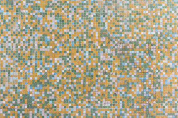 colored mosaic wall texture for background, wallpaper
