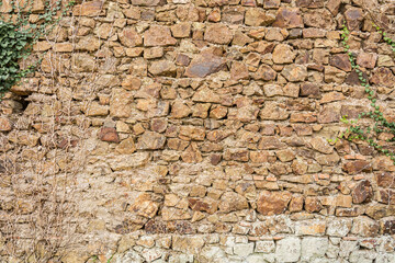 Rock wall texture for background, wallpaper
