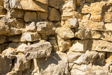 Rock wall texture for background, wallpaper
