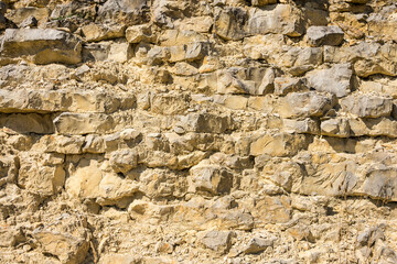 Rock wall texture for background, wallpaper
