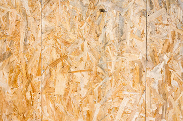 Obraz premium Wood chips wall texture for background, wallpaper 
