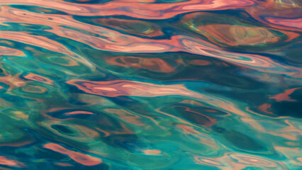 Calm sea surface with ripple and gentle wave. Sea surface background