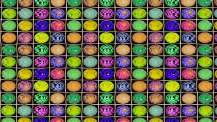 Christmas ornaments seamless pattern background