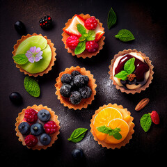Fruits tartlets