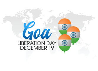 vector graphic of goa liberation day good for goa liberation day celebration. flat design. flyer design.flat illustration.