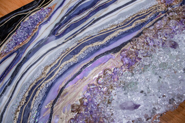 resin wall and functional art