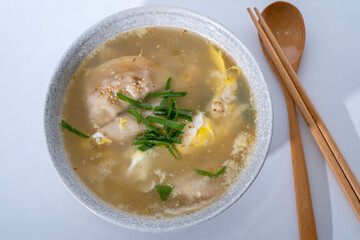 rice cake and dumpling soup