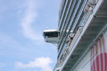 Cruise Ship In A Sunny Day
