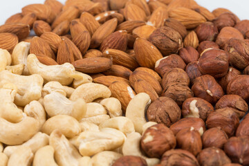 Various kinds of nuts
