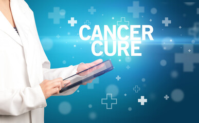 doctor writes notes on the clipboard