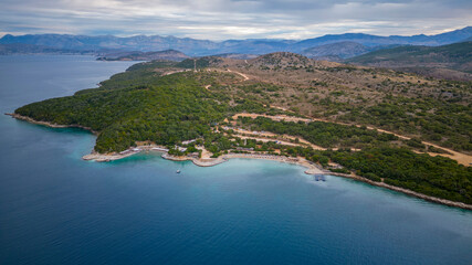 Pema e Thate beach resort of south Albania