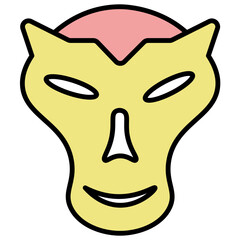 mask illustration