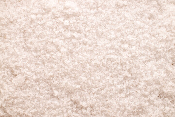 Rock salt, macro, top view.