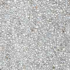 The pattern small bluish white pebbles stone as background. pebbles texture wall and floor.