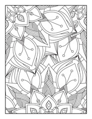 Flower Mandala Coloring Pages, Coloring Page
