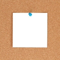 Note paper on cork board, the paper is cut out to create a transparent copy space.  PNG clipart