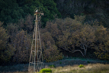 California-Big Sur windmill