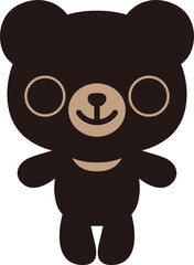 ツキノワグマのイラスト（Bear）