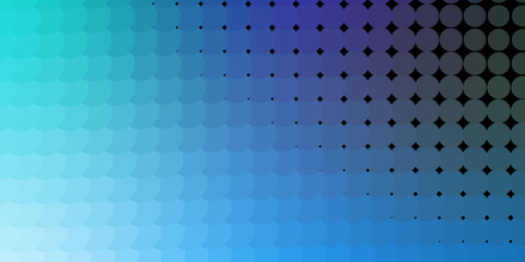 Light Blue, Green vector pattern with spheres.