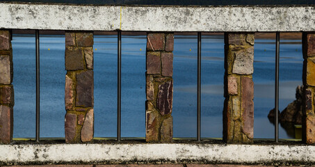 
Detail anti-fall wall Talarrubias Dam