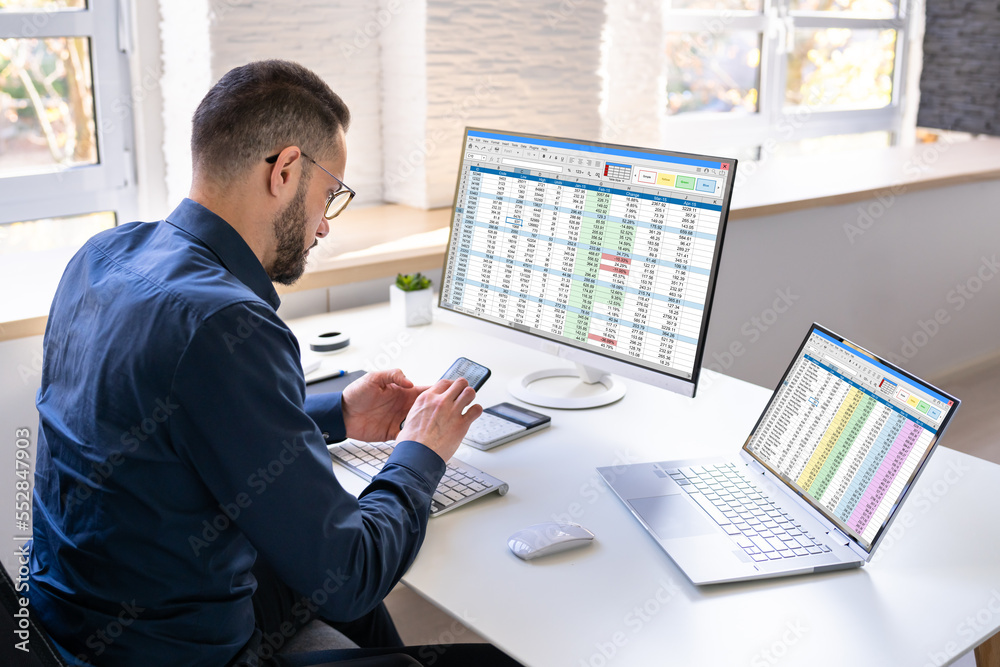Poster auditor employee and data analyst