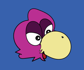 easter egg with a bird