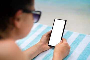 Mobile Phone Or Smartphone With Green Screen