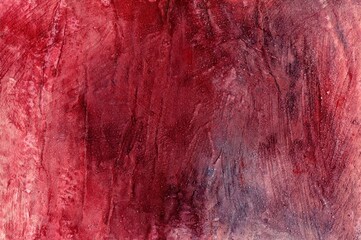 Abstract hand drawn watercolor. Colorful texture background. Picture for creative wallpaper or design art work. Pastel shade of red.