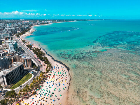 Praia de Ponta Verde - Macei&oacute; - Alagoas