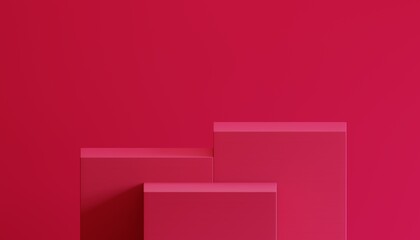 vivid magenta product display for product presentation.