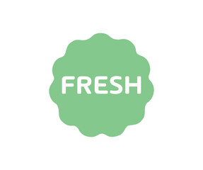 Organic food label, fresh label, eco vegetarian product, healthy food logo design. Tag and Sticker Farm fresh logo vegan food mark. Emblem product stamp vector design and illustration.