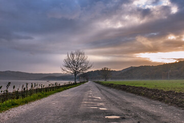 Fototapeta premium Spiaggia in autunno
